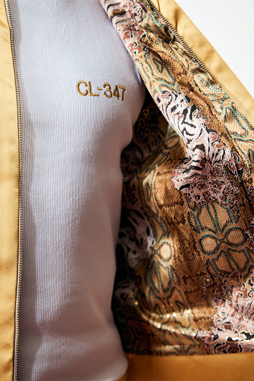 FIKIRTEPE GOLDEN SATIN JACKET