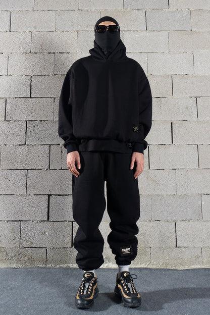 CORE BOXY HOODIE BLACK