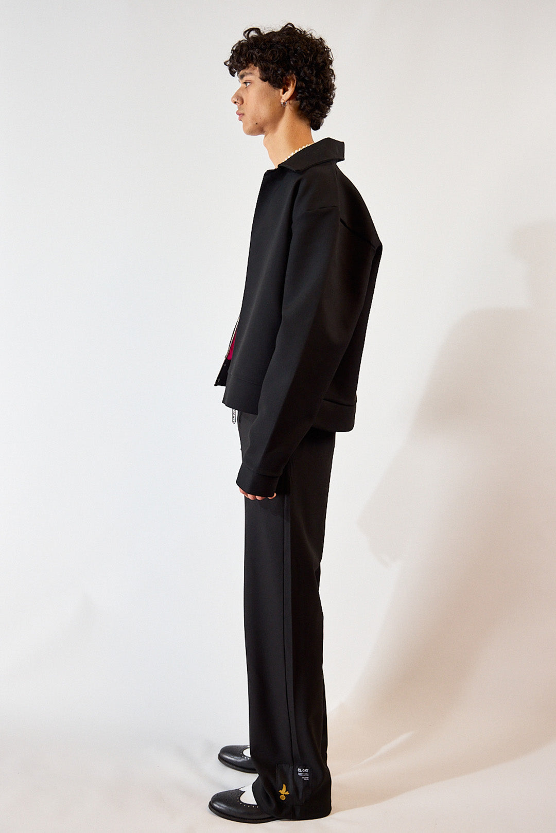 ZULA BLACK CANVAS TROUSERS