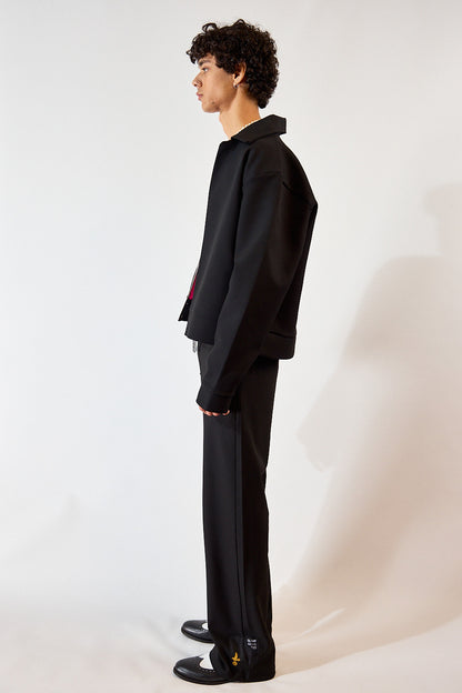 ZULA BLACK CANVAS TROUSERS