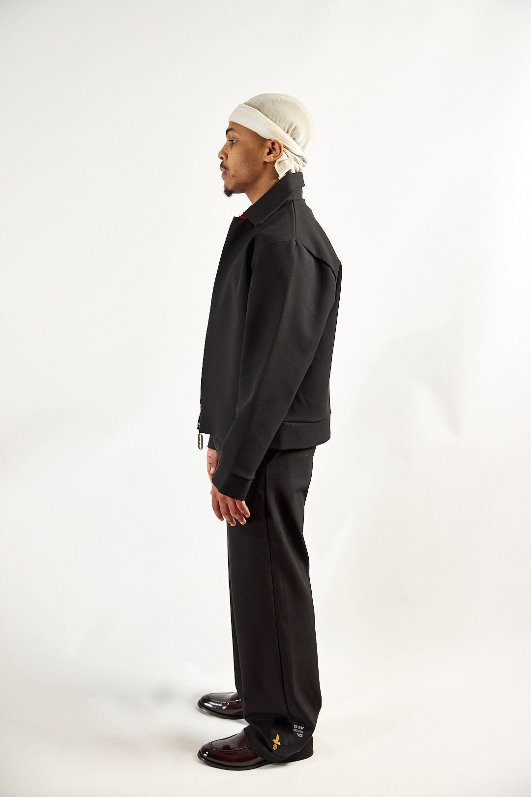 ZULA BLACK CANVAS TROUSERS