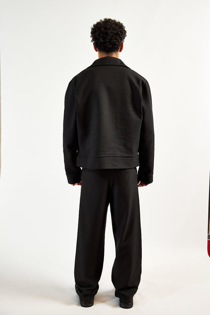 ZULA BLACK CANVAS JACKET