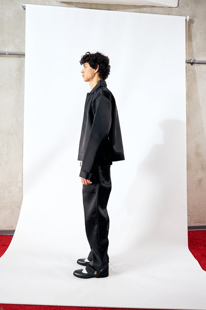 BULLET BLACK SATIN JACKET
