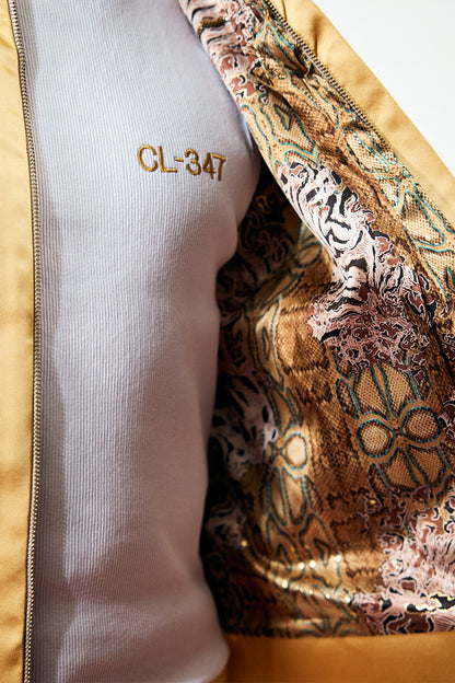 FIKIRTEPE GOLDEN SATIN JACKET