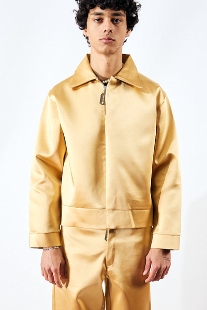 FIKIRTEPE GOLDEN SATIN JACKET